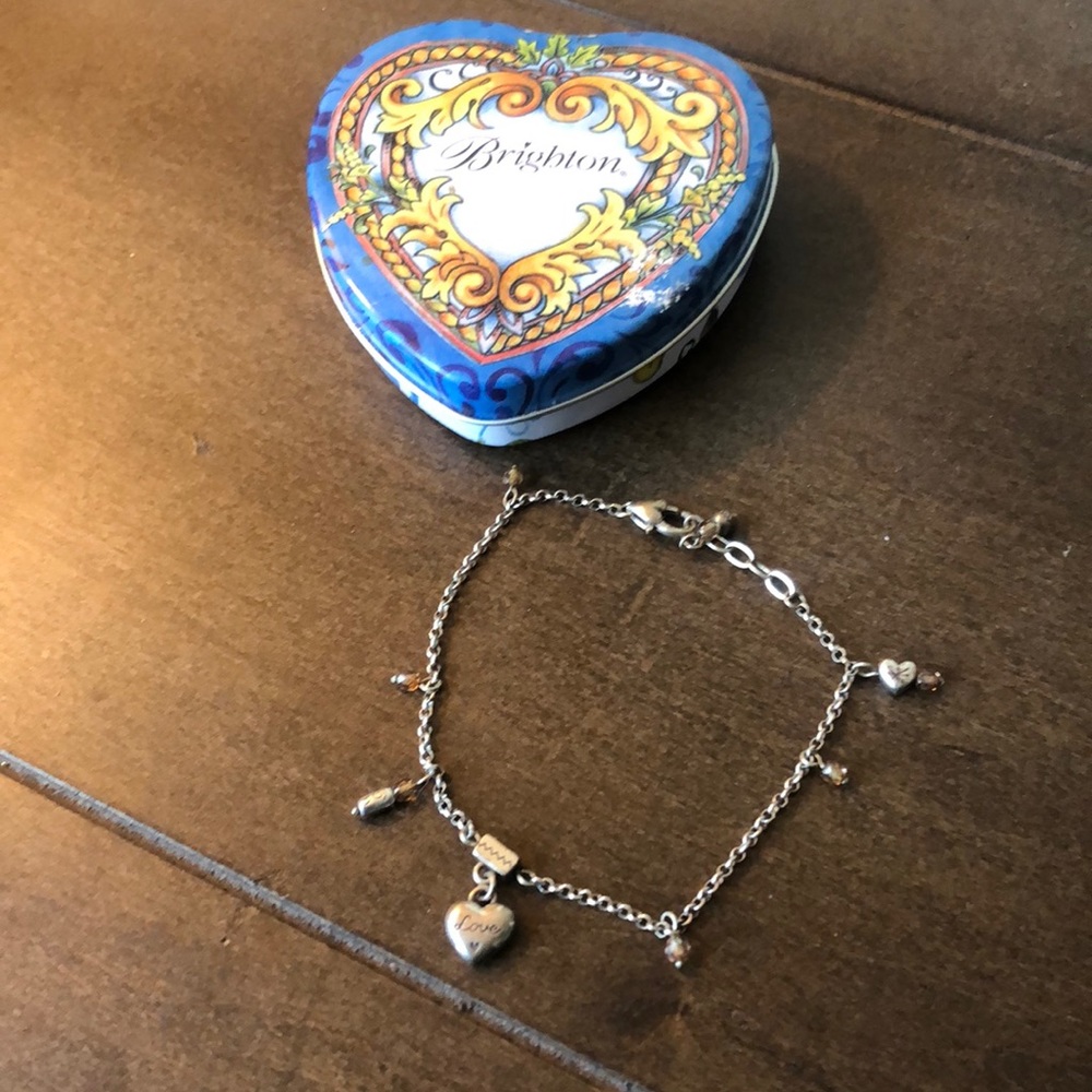 BRIGHTON Love anklet with keepsake box
